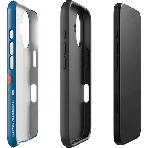 Looney Tunes Tasmanian Devil Blue iPhone 16 Impact Case